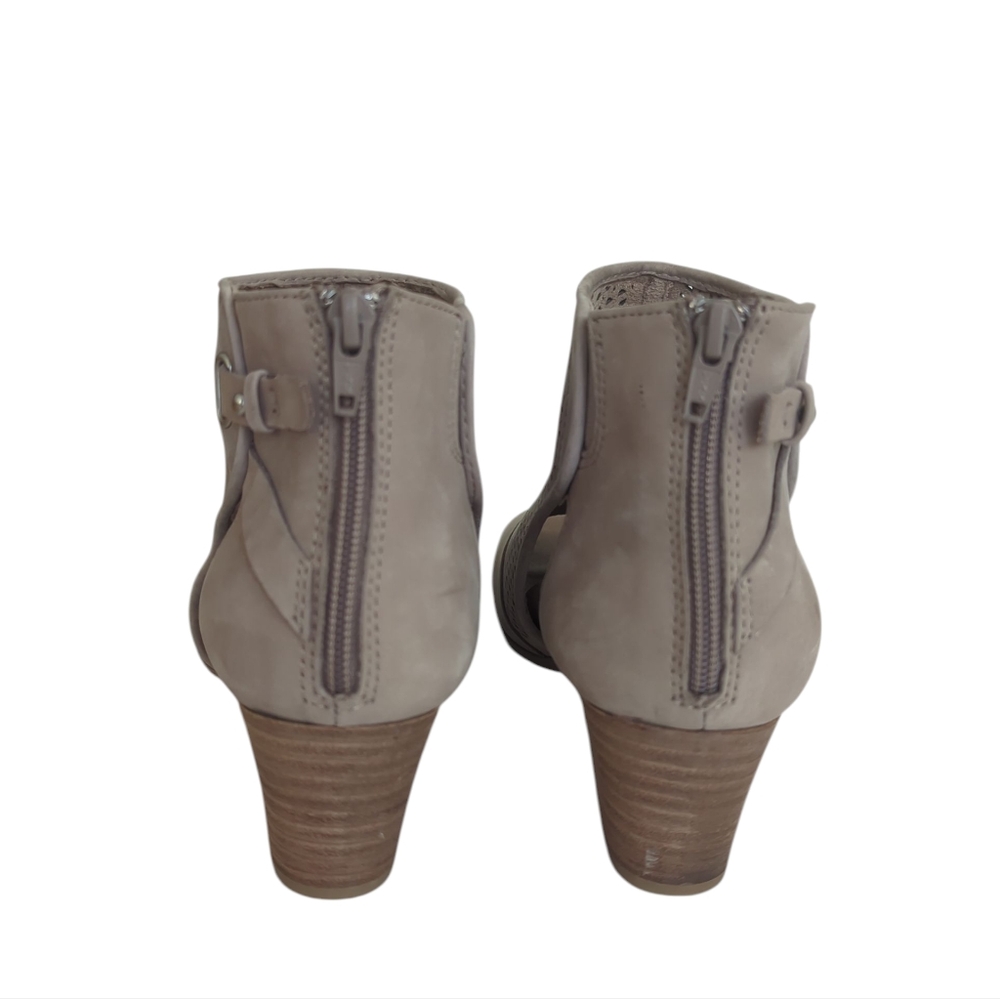 Earth Ivy Sahara Open Toe Leather Shooties 9W Tan - Picture 10 of 16